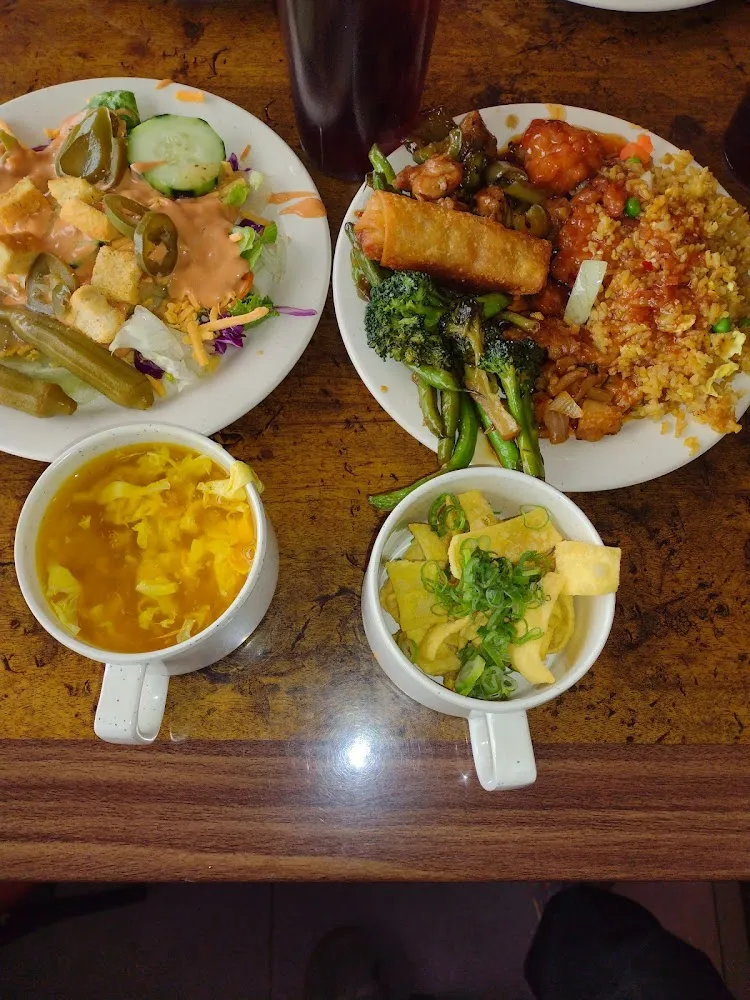 Egg Drop Soup and Salad Combo